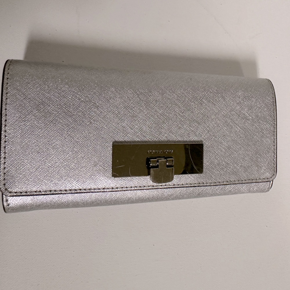 Michael Kors Silver Wallet